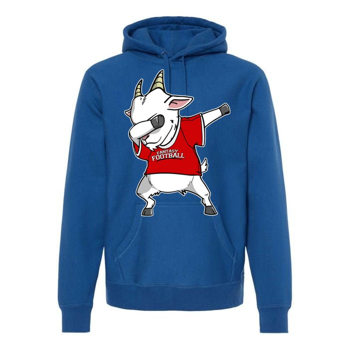 GOAT Dabbing Fantasy Football Champion Premium Hoodie