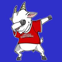 GOAT Dabbing Fantasy Football Champion Baby Bodysuit