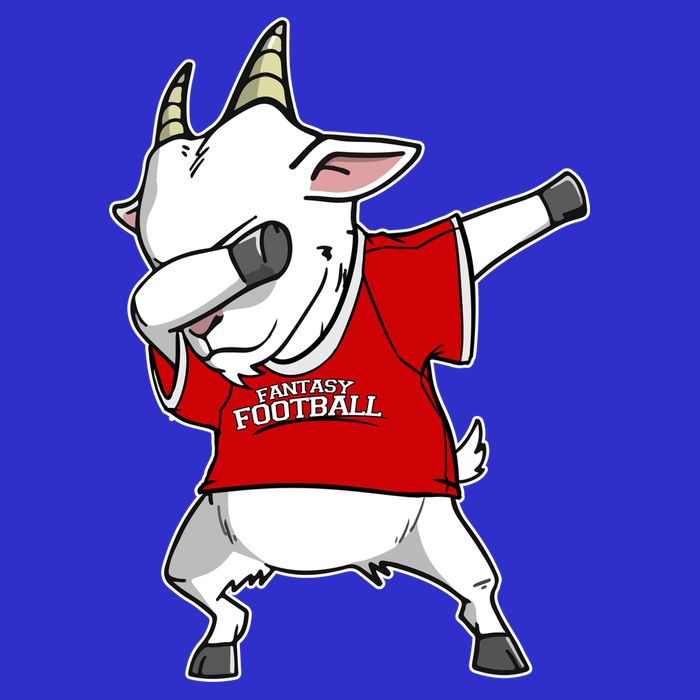 GOAT Dabbing Fantasy Football Champion Baby Bodysuit