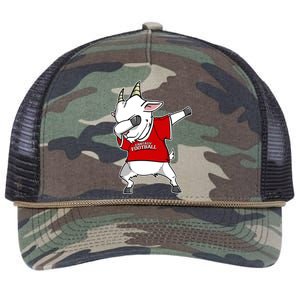 GOAT Dabbing Fantasy Football Champion Retro Rope Trucker Hat Cap