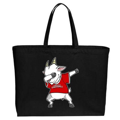 GOAT Dabbing Fantasy Football Champion Cotton Canvas Jumbo Tote