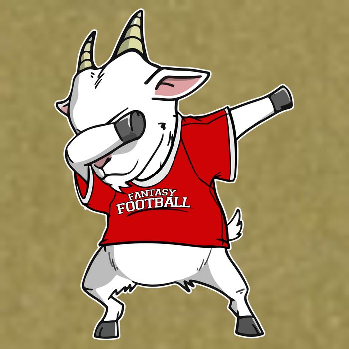 GOAT Dabbing Fantasy Football Champion Garment-Dyed Women's Muscle Tee