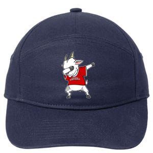 GOAT Dabbing Fantasy Football Champion 7-Panel Snapback Hat