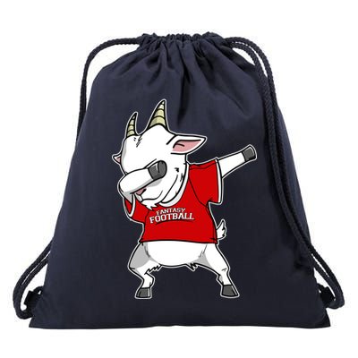 GOAT Dabbing Fantasy Football Champion Drawstring Bag