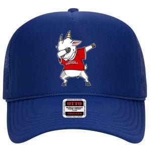 GOAT Dabbing Fantasy Football Champion High Crown Mesh Back Trucker Hat