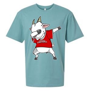 GOAT Dabbing Fantasy Football Champion Sueded Cloud Jersey T-Shirt