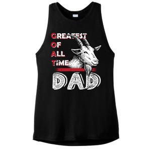 Goat Dad Ladies PosiCharge Tri-Blend Wicking Tank