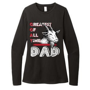 Goat Dad Womens CVC Long Sleeve Shirt