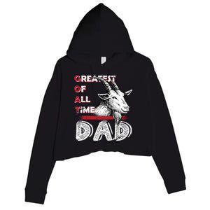 Goat Dad Crop Fleece Hoodie