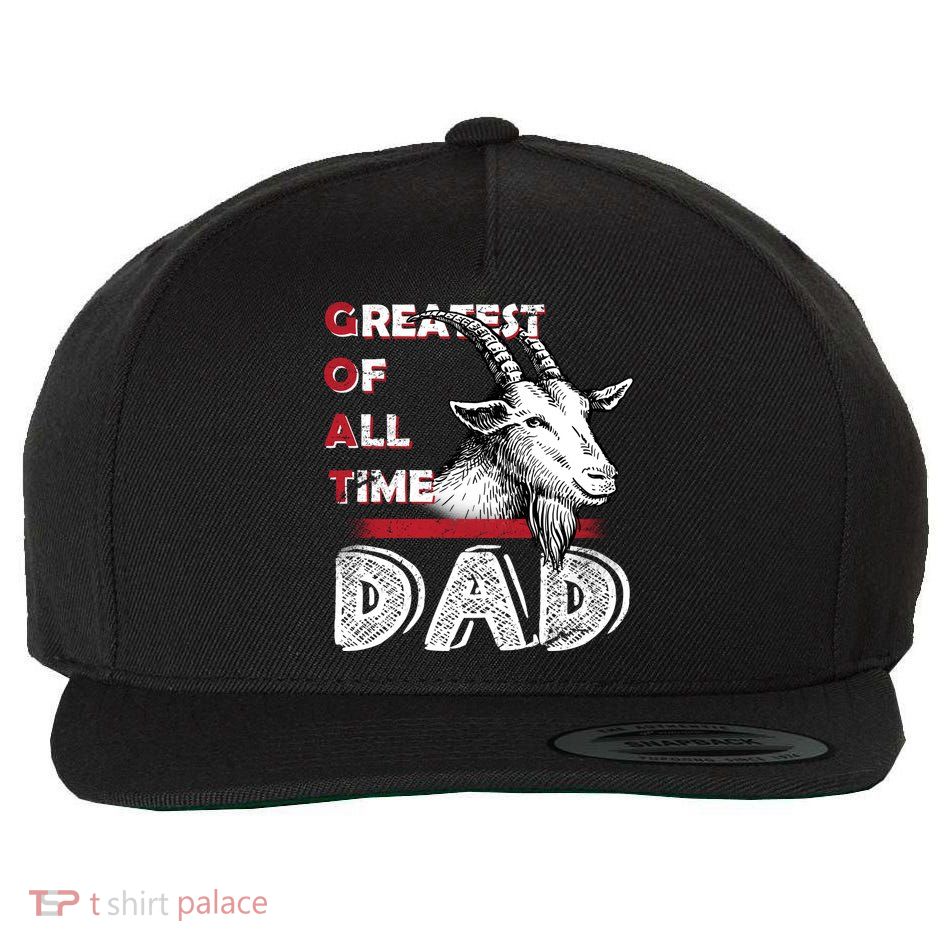 Goat Dad Wool Snapback Cap
