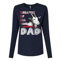 Goat Dad Womens Cotton Relaxed Long Sleeve T-Shirt