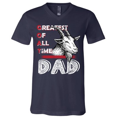 Goat Dad V-Neck T-Shirt