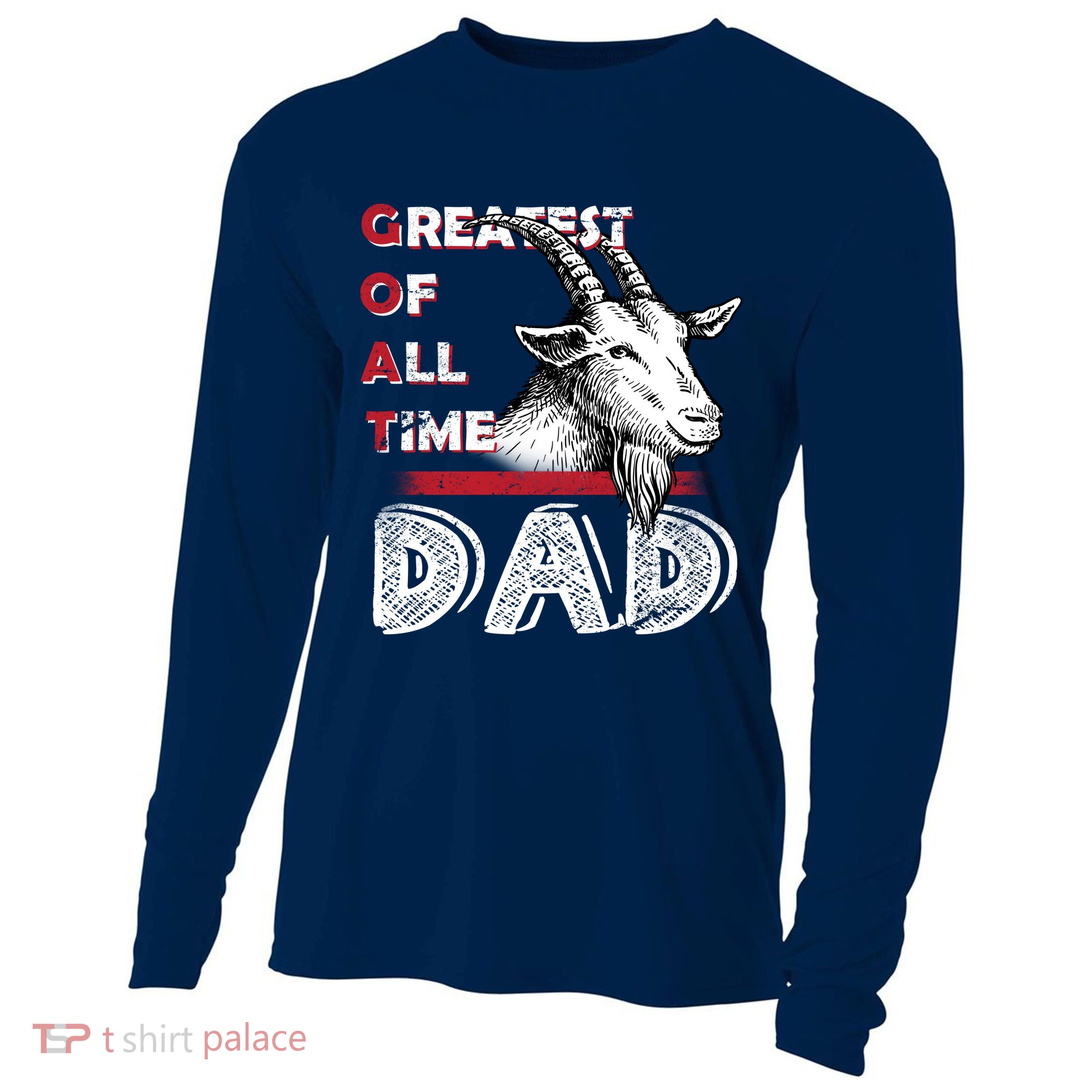 Goat Dad Cooling Performance Long Sleeve Crew