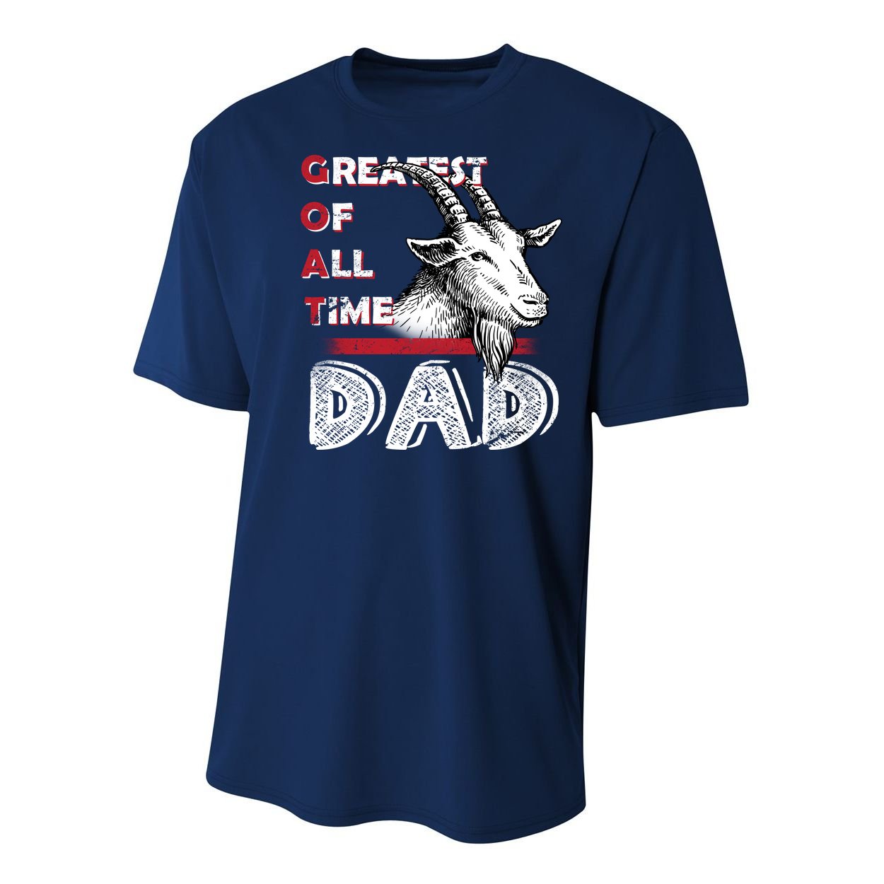 Goat Dad Youth Performance Sprint T-Shirt