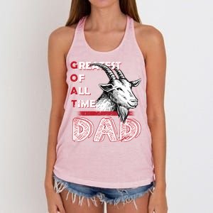 Goat Dad Women's Knotted Racerback Tank