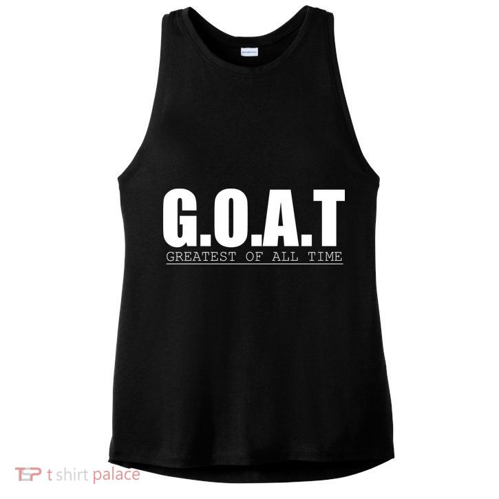 Goat Great Of All Time Ladies PosiCharge Tri-Blend Wicking Tank