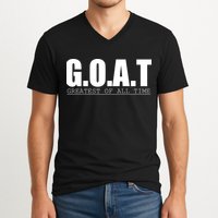 Goat Great Of All Time V-Neck T-Shirt