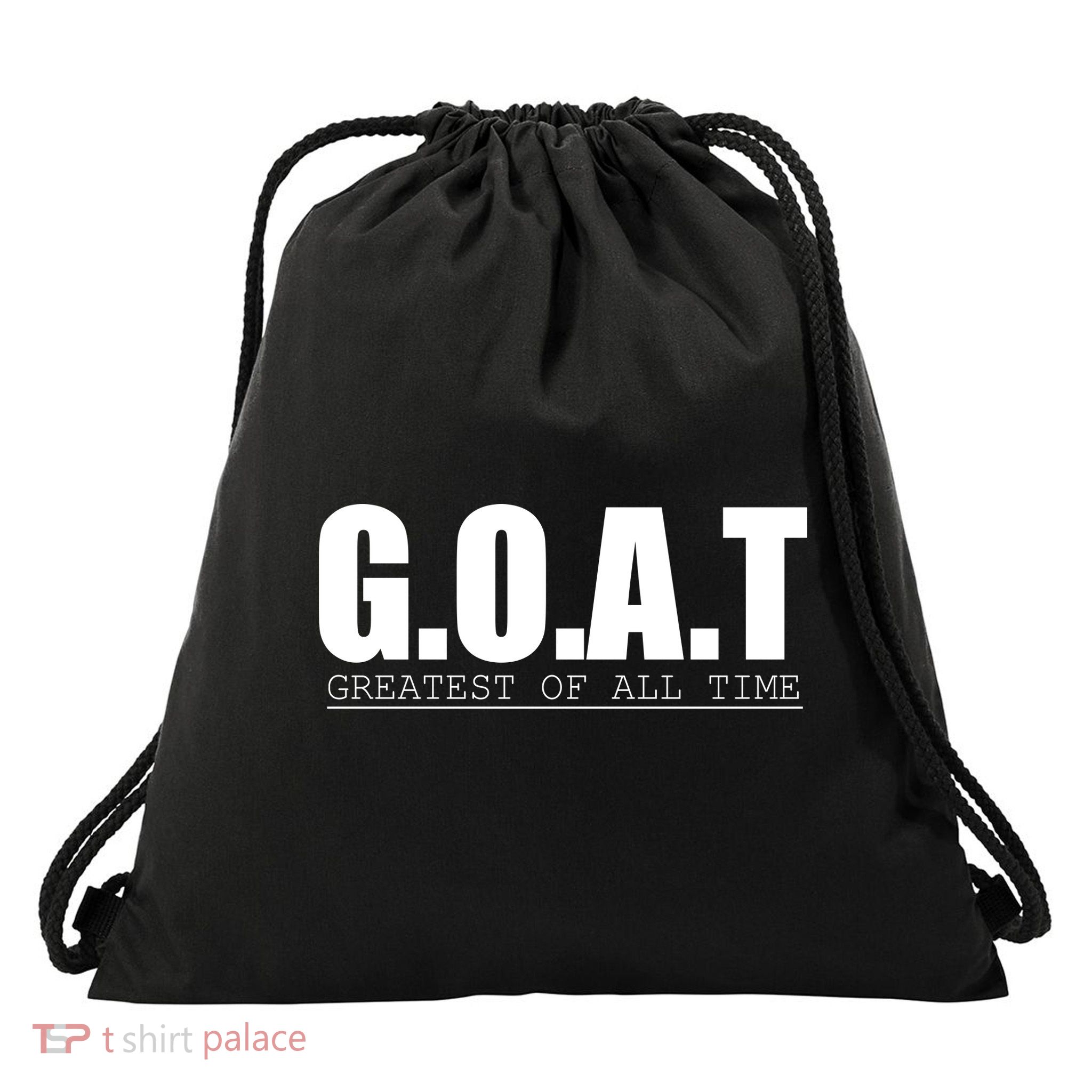 Goat Great Of All Time Drawstring Bag