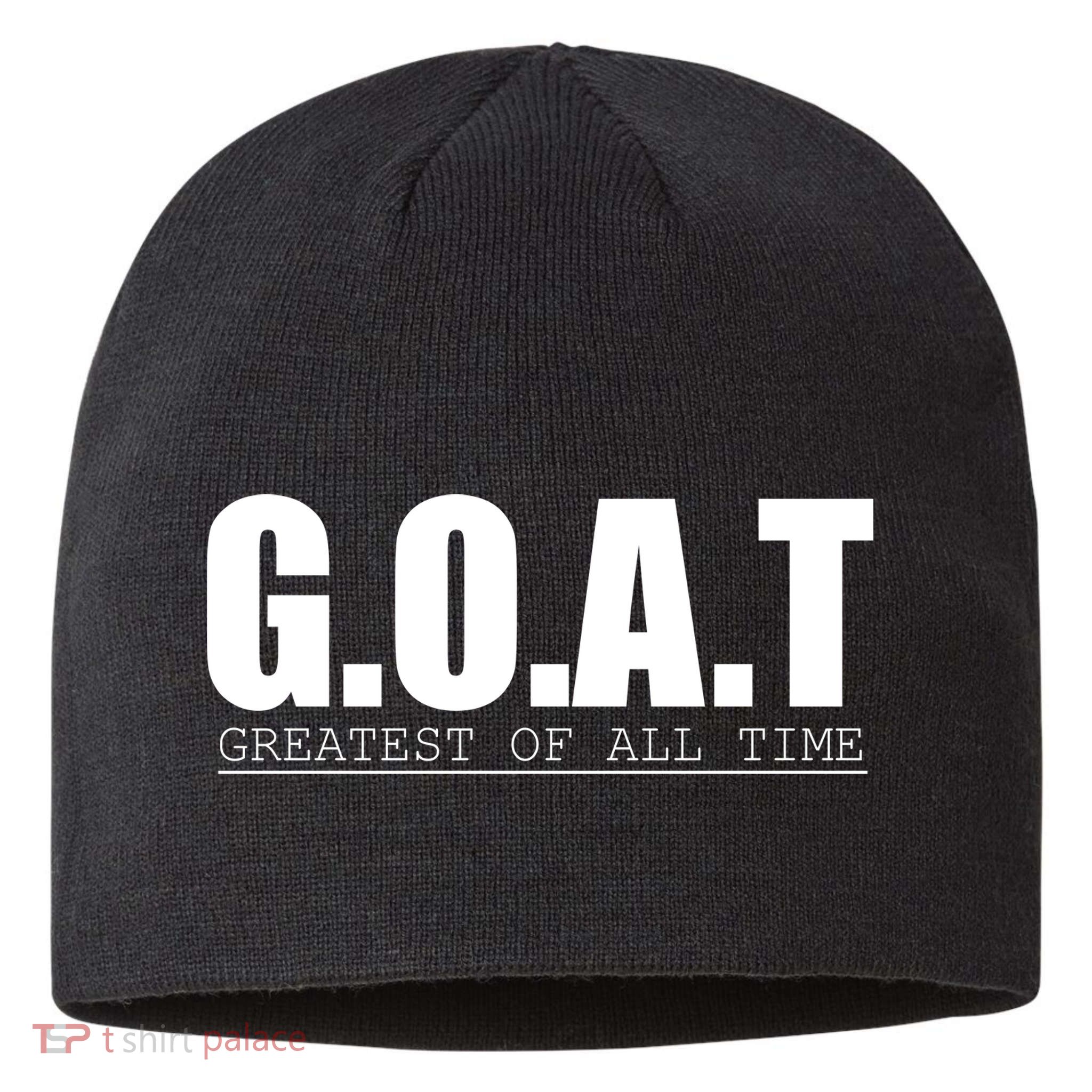 Goat Great Of All Time Sustainable Beanie