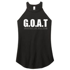 Goat Great Of All Time Women’s Perfect Tri Rocker Tank