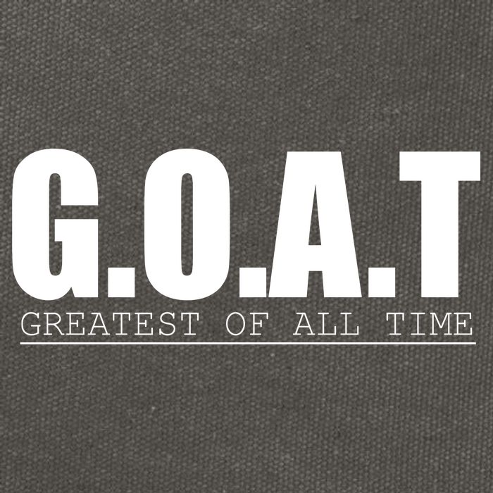Goat Great Of All Time Cotton Canvas Backpack