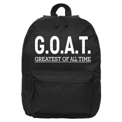 GOAT Greatest Of All Time 16 in Basic Backpack