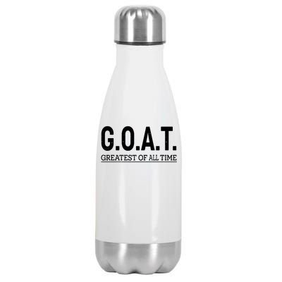 GOAT Greatest Of All Time Stainless Steel Insulated Water Bottle