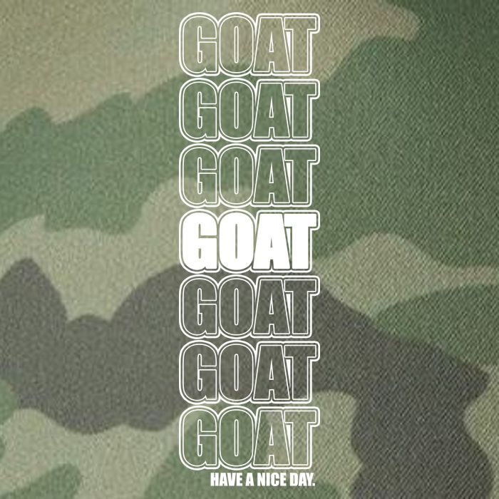 GOAT Have A Nice Day Pattern Legacy Tie Dye Trucker Hat