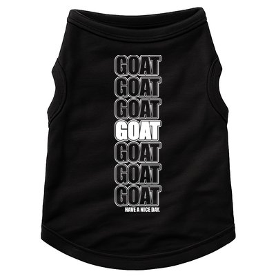 GOAT Have A Nice Day Pattern Doggie Tank