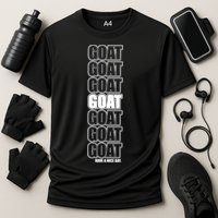 GOAT Have A Nice Day Pattern Performance Shirt