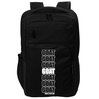 GOAT Have A Nice Day Pattern Impact Tech Backpack