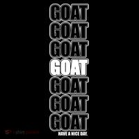 GOAT Have A Nice Day Pattern Button