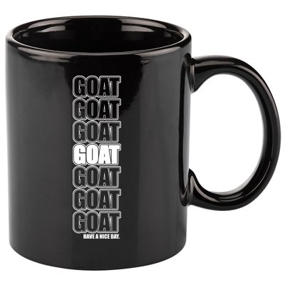 GOAT Have A Nice Day Pattern 11oz C Handle Ceramic Mug