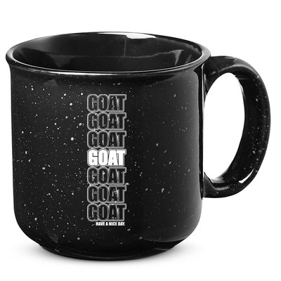 GOAT Have A Nice Day Pattern 15oz Campfire Ceramic Mug