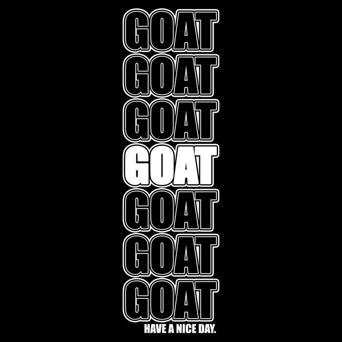 GOAT Have A Nice Day Pattern Flatbill Hat