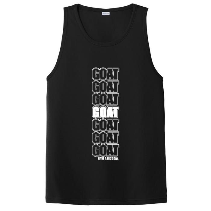 GOAT Have A Nice Day Pattern PosiCharge Competitor Tank