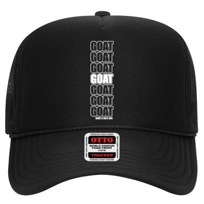 GOAT Have A Nice Day Pattern Trucker Hat