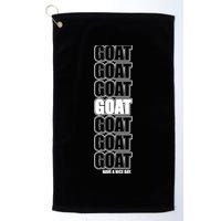 GOAT Have A Nice Day Pattern Golf Towel