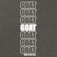 GOAT Have A Nice Day Pattern Cotton Canvas Backpack