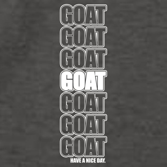 GOAT Have A Nice Day Pattern Vector Backpack