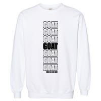 GOAT Have A Nice Day Pattern Garment-Dyed Sweatshirt