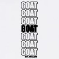 GOAT Have A Nice Day Pattern Garment-Dyed Sweatshirt