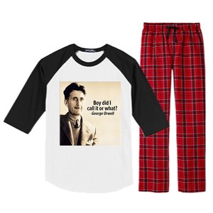 George Orwell Boy Did I Call It Or What Elon Musk Raglan Sleeve Pajama Set