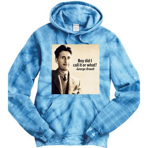 George Orwell Boy Did I Call It Or What Elon Musk Tie Dye Hoodie