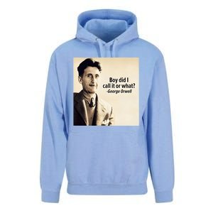 George Orwell Boy Did I Call It Or What Elon Musk Unisex Surf Hoodie