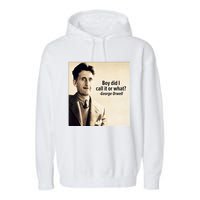 George Orwell Boy Did I Call It Or What Elon Musk Garment-Dyed Fleece Hoodie