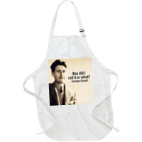 George Orwell Boy Did I Call It Or What Elon Musk Full-Length Apron With Pockets