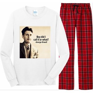 George Orwell Boy Did I Call It Or What Elon Musk Long Sleeve Pajama Set