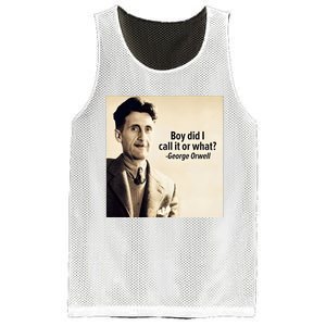 George Orwell Boy Did I Call It Or What Elon Musk Mesh Reversible Basketball Jersey Tank