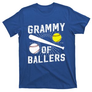 Grammy Of Ballers Baseball Softball Grammy Grandma Gift T-Shirt